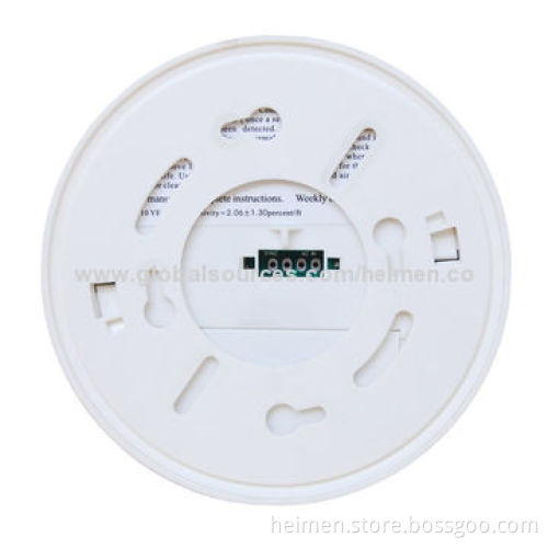 DC9V Battery Operated Independend smoke and heat alarm ,photoelectric sensor detect